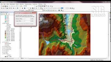 Tutorial ARCGIS Cap.10-13 3D: Toolbar Contorno Descenso mas empinado Linea de vista