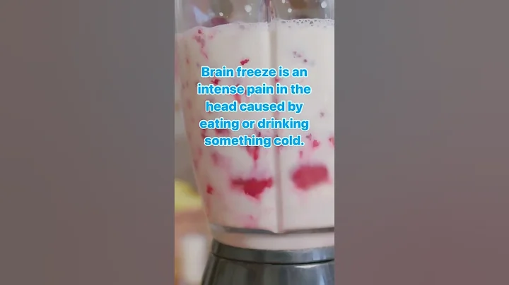 What is a brain freeze?