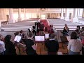 The Harvard Baroque Chamber Orchestra and Benjamin P. Wenzelberg rehearse Handel