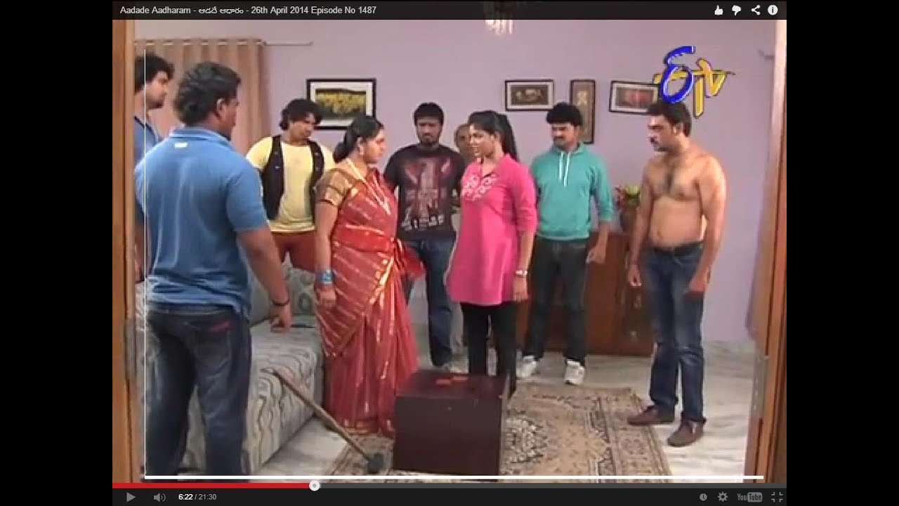 Aadade Aadharam - ఆడదే ఆధారం  - 26th April 2014   Episode No 1487
