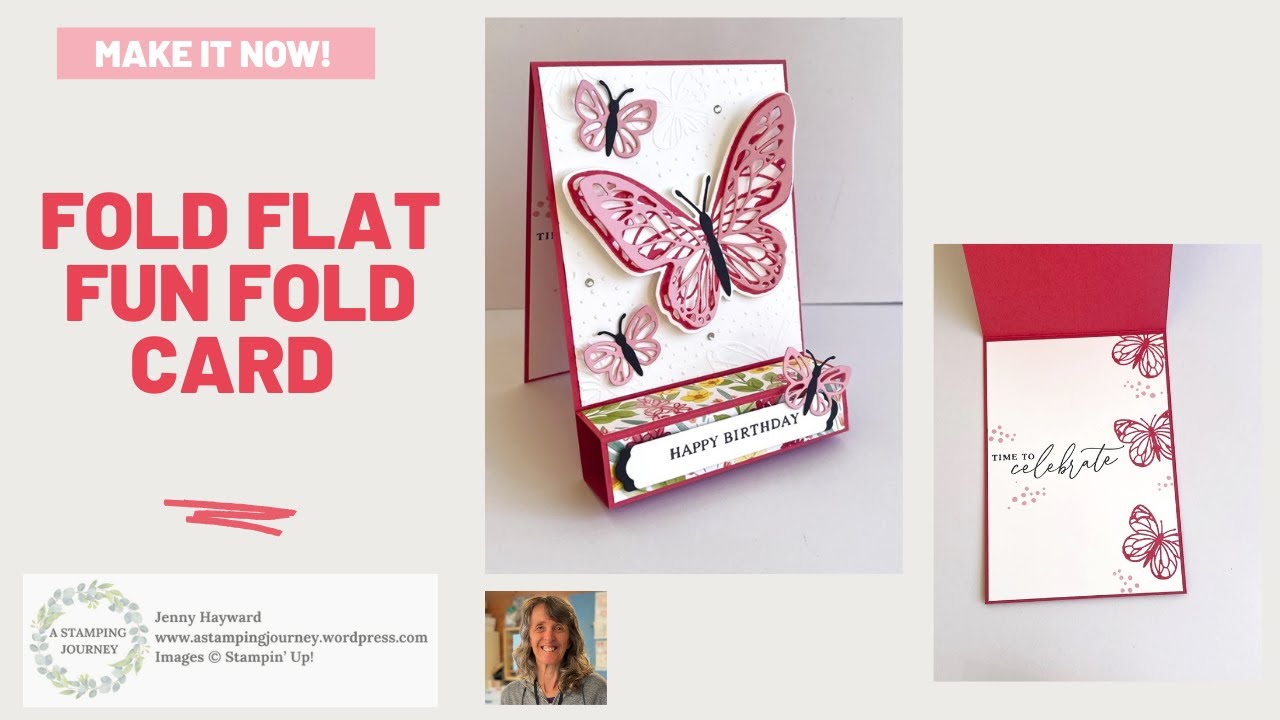 Give this Fun Fold a try- a Fold Flat Card | Stampin' Up! Beautiful ...