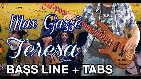 Max Gazz - Teresa /// BASS LINE [Play Along Tabs]