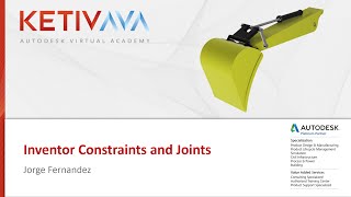 Inventor Constraints and Joints | Autodesk Virtual Academy