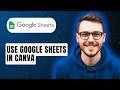 How To Use Google Sheets In Canva [2026 Full Guide]