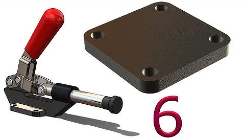 6- Project 13|Toggle Clamp 1| SolidWorks Tutorial : base fixture