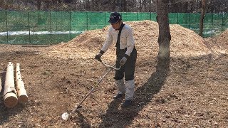 【ルンルンの裏庭】お父さんのドッグラン作り