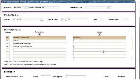 Printing Purchase Orders
