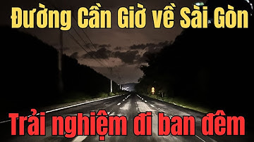 Rijden in de nacht over de Rung Sac-weg van Can Gio naar Saigon ||Rijden in de nacht en hopen dat...