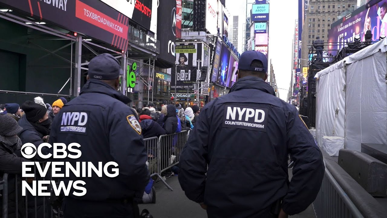 Thousands of NYPD officers ready for New Year's Eve security - YouTube