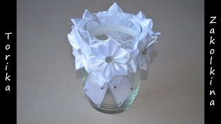 Повязка на гульку Мастер класс из лент повязка на голову для гули DIY Headband With Flowers Kanzashi Повязка на гульку Мастер класс из лент повязка на голову для гули DIY Headband With Flowers Kanzashi