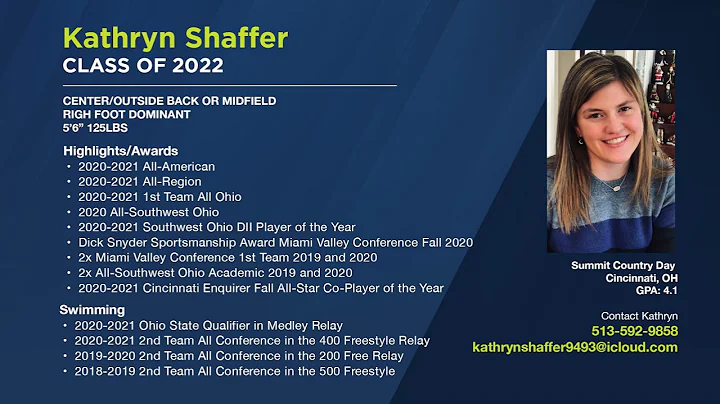 RR Kathryn  Shaffer Soccer Defense - Class of 2022