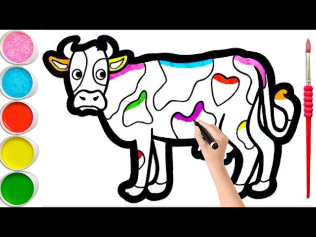 New! Small color drawings of cows from my sketchbook | A Fist Full of  Brushes