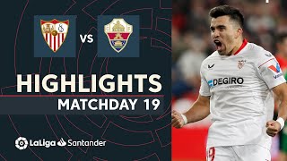 Resumen de Sevilla FC vs Elche CF (3-0)