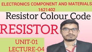 ELECTRONICS COMPONENT & MATERIALS LECTURE 04 UNIT-01
