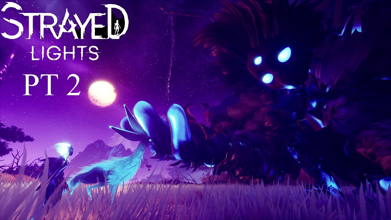 Strayed lights pt 2 gameplay a monkey type boss who just wants to pet