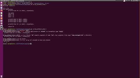 c , pointer incomplete type , error invalid application of 