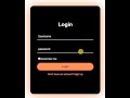 Responsive Animated Login Page using HTML and CSS