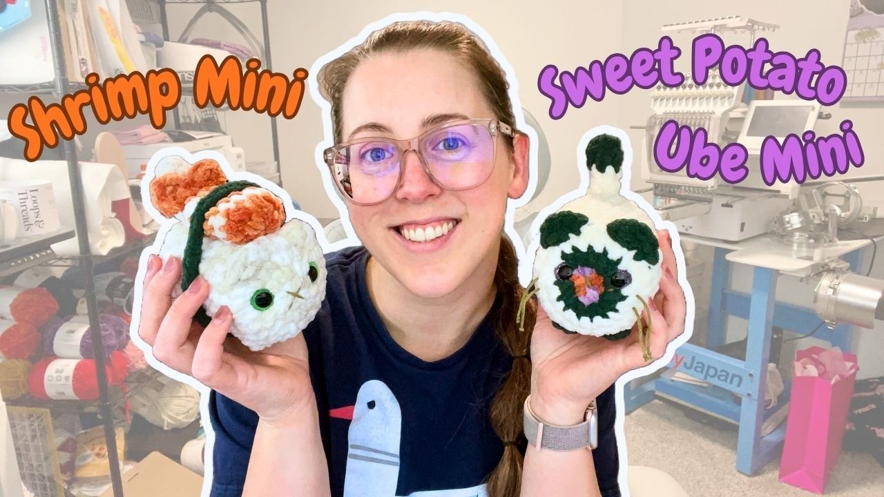 Making Mini Sushi Cats | Cute Crochet Amigurumi Market Prep - YouTube