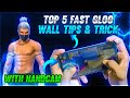 TOP 5 SUPER FAST GLOO WALL TRICK || FREE FIRE