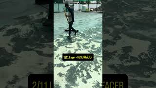 Pickleball First Two Layers of 11 Layer Court . Comment More if you want link for next #pickleball