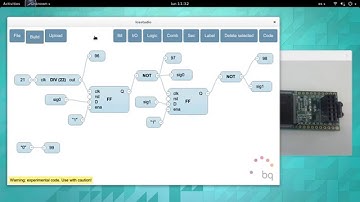 Icestudio: modules code and labels