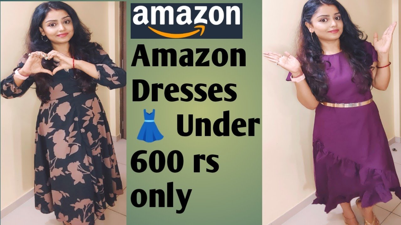 Amazon Dresses Under 600 Rs Only Partywear Dresses इतन सस त Dresses Amazon Gawn Youtube