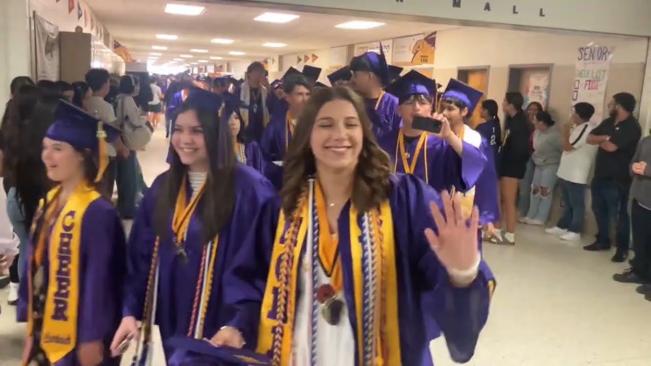 McHi class of 2025 senior walk - YouTube