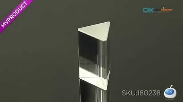 DX: MVP Series Optical Triple Triangular Glass Prism Spectrum