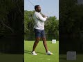 Patriots quarterback Jacoby Brissett makes it look effortless at the NFLPA Golf Classic