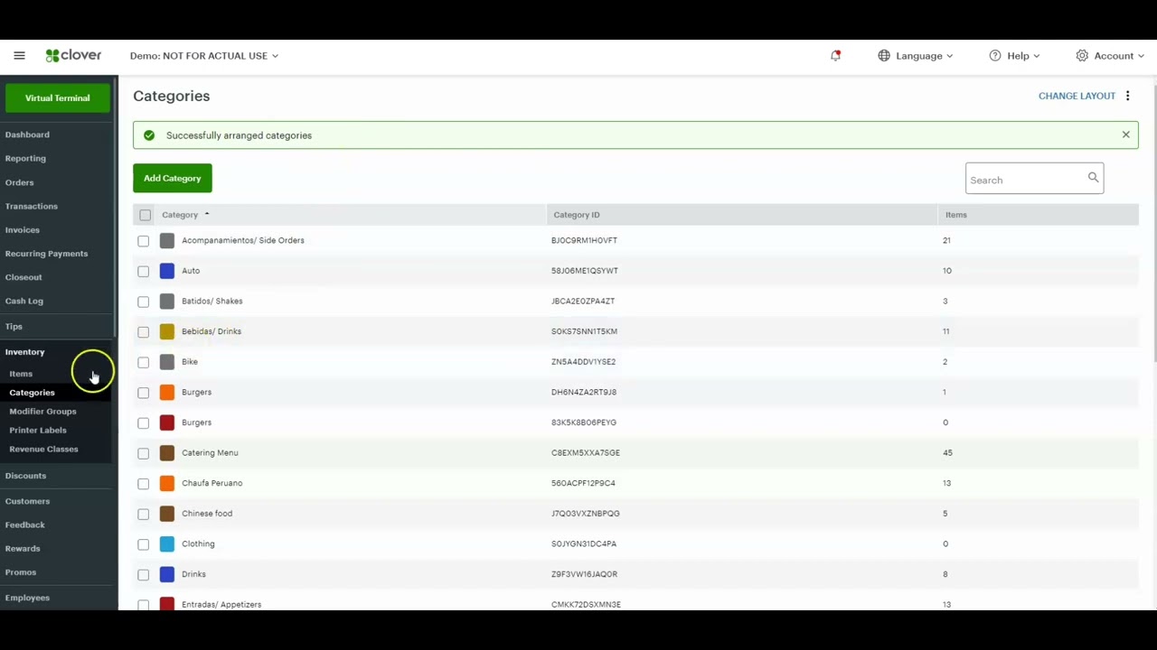 Clover POS - How to add categories and modifier groups on Clover
