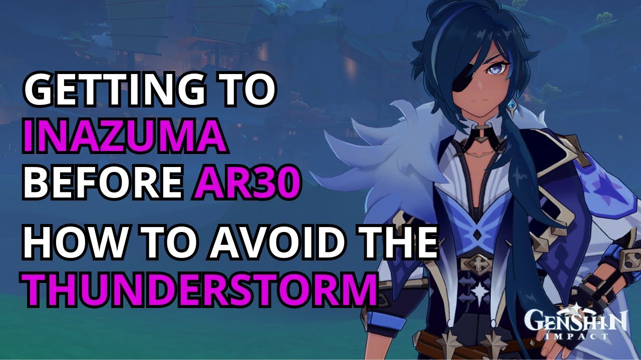 [PATCHED] Getting To Inazuma Before AR30 The Easy Way |Genshin Impact ...