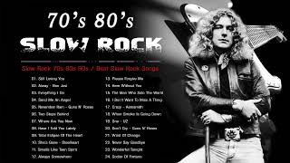 Best Slow Rock Ballads 80's 90's Scorpions, Bon Jovi, Aerosmith, Led Zeppelin, U2, Nirvana