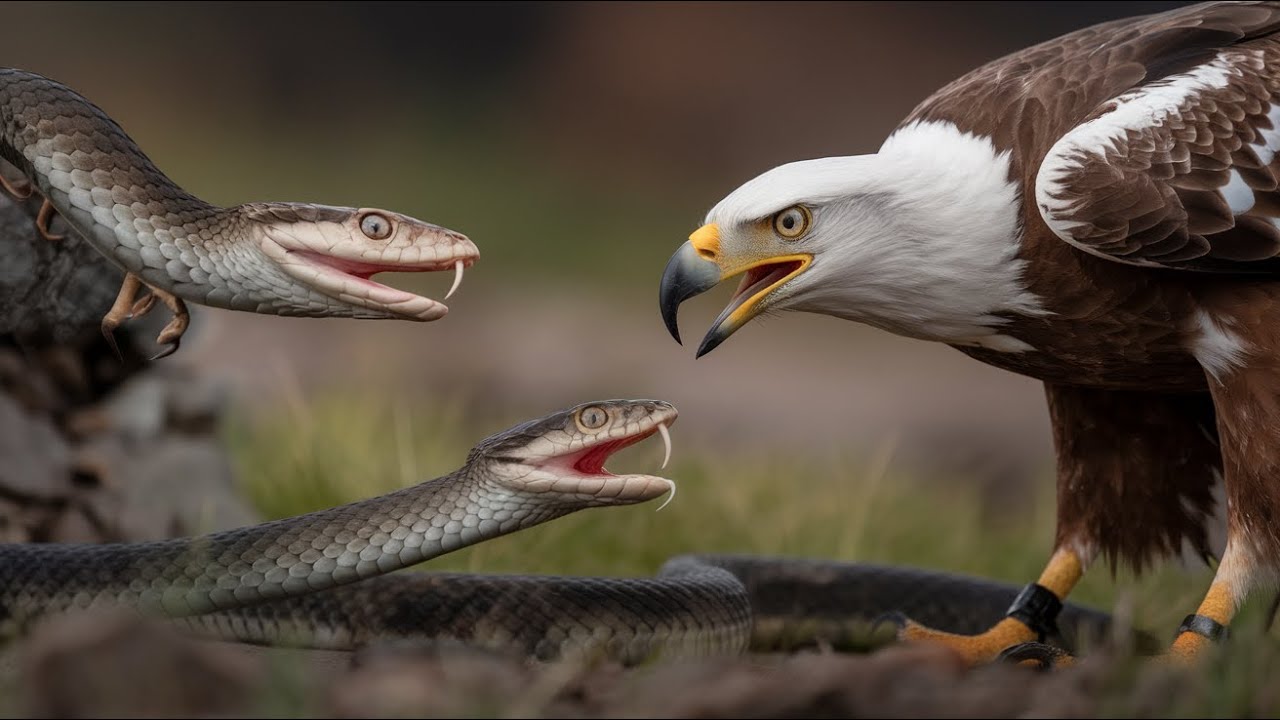 The Clever Hunting Strategy of the Snake Eagle