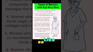 Download Lagu 6 Types of Women Who Age Faster | Why Women Age Fast | Women Aging Fast #WomenHealth #shorts MP3