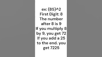 Mind-Blowing Math Trick: Square 2-Digit Numbers Ending in 5#mathtricks  #maths #mathhacks #easymaths