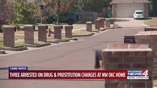 Neighbors worried after prostitution, drug bust in northwest Oklahoma City community