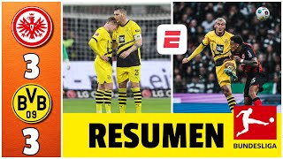 Borussia Dortmund consiguió sufrido empate 3-3 ante Eintracht Frankfurt en un partidazo | Bundesliga