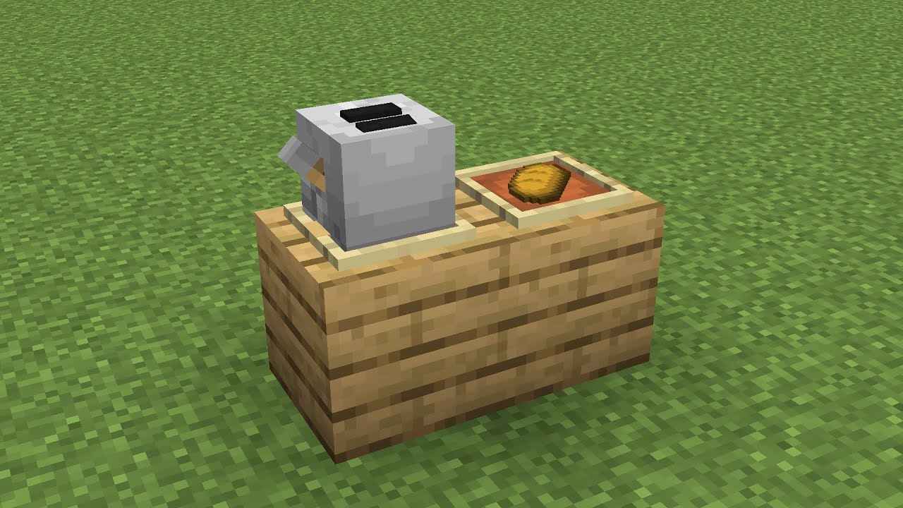 how to make a working toaster in minecraft YouTube