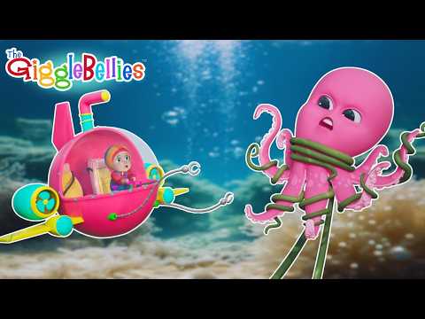 Monty & Submarine Rescue The Octopus | Nursery Rhymes - GiggleBellies