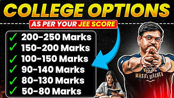 Best College Options as per JEE Main Marks | JEE Mains 2026 | Harsh Sir