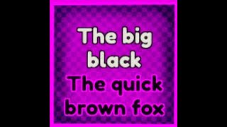 Sound Space | The Big Black   The quick brown fox | (91.27%)