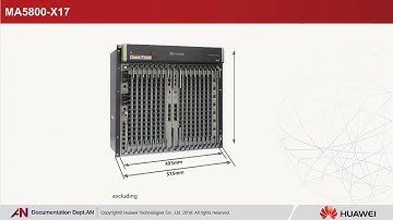 MA5800 X17 Service Subrack Hardware Quick View V1 0