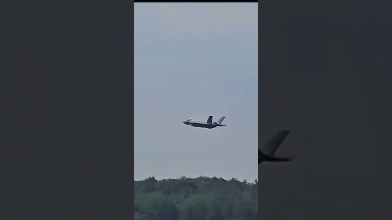 F-35 practicing at pease Air Force base 9/2/25