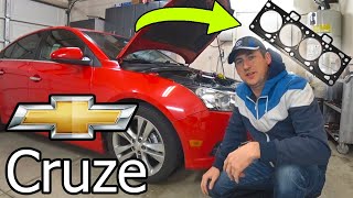 How to set timing and fix the blown head gascket on Chevrolet Cruze (p1)