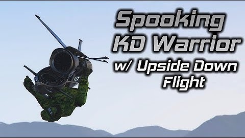 GTA Online: Spooking a KD Warrior with Upside Down Oppressor Flight