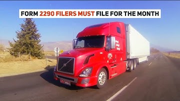 Form 2290 Filing, IRS 2290 Online