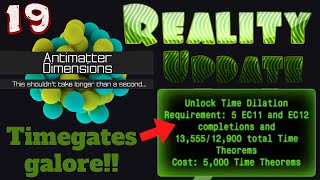 Antimatter Dimensions Reality Update Episode 19: TIME DILATION!!