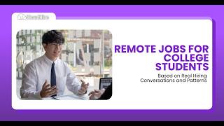 Remote Jobs for College Students in 2026: Based on Real Hiring Conversations & Patterns | CloudHire