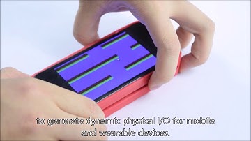 shiftIO: Reconfigurable Tactile Elements for Dynamic Affordances and Mobile Interaction