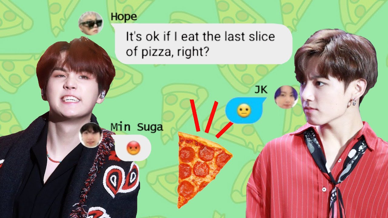 BTS Texts - The giant food fight